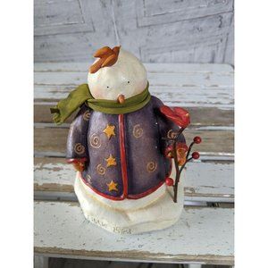 Lang classic Santa snowman little birdie 2005 Card